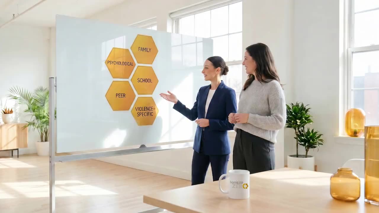 Walking through the five risk domains at a whiteboard